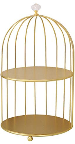 YARNOW Kosmetikständer Make-up-organizer Lagerung Rack Vogelkäfig-design Für Hautpflegeprodukte Kosmetik Parfüm Und Shampoo Platzsparend Für Badezimmer Schlafzimmer Schminktisch