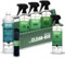 bio-chem Küchenreiniger Premium Set 10-teilig: Küchenfrontenreiniger, Backofenreiniger, Kalkreiniger, Maschinenreiniger, Orangenreiniger, Küchenschwamm, Mikrofasertuch, Pinsel, Tragebox - Made in DE