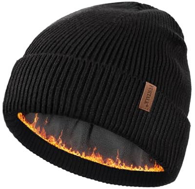 FURTALK Winter Hat for Men Women Fleece Lined Beanie Warm Outdoor Skull Cap