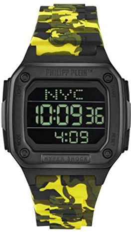 Philipp Plein Unisex Digital Armbanduhr Hyper $Hock