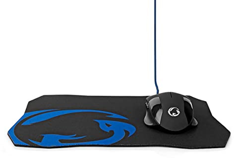 Nedis Set de Souris et Manette de Jeu | Filaire | DPI: 1200/2400 / 4800/7200 dpi | PPP (DPI) réglable | Nombre de Boutons: