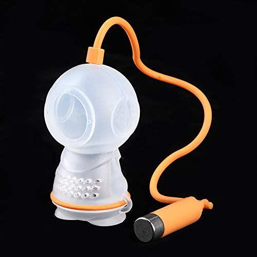 ANKROYU Taucher Form Silikon Tee Infuser Sieb Filter, Tee Infuser Filter, Traditionelles Loseblatt Teesiesieb Für Die Tee Herstellung zu Hause(A)