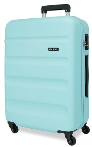 Roll Road Flex Maleta Mediana Azul 46x65x23 cms Rígida ABS Cierre de combinación Lateral 56L 3,16 kgs 4 Ruedas Dobles