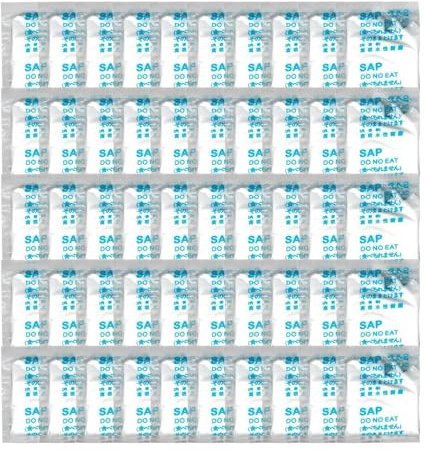 Gel di assorbimento portatile per WC, 50 pezzi, gel di assorbimento delle feci, sacchetti di gel igienico per vasino, polvere di urina, legante e rimozione degli odori per campeggio, pesca