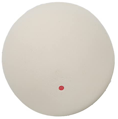 Yuecoom Red Dot Tennisball, Outdoor-Tennisball aus weichem Gummi, Tennisbälle in großen Mengen, Tennisbälle in großen Mengen für das Wettkampftraining, weiß