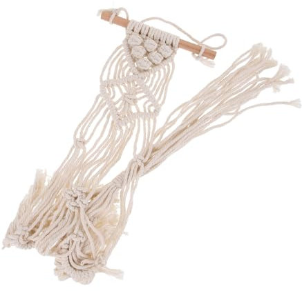 ibasenice Makramee Gitarrenhalterung Für Wand Handgewebtes Baumwollseil Netz Gitarrenaufhänger Gitarre Und Ukulele Robust Und Praktisch