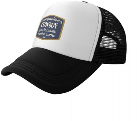 ZTQTQZZ Atmungsaktiv Mesh Baseball Kappe Sporthut Wenn Du einmal einen Cowboy liebst wirst Du nie Wieder derselbe Sein Baseballmütze Cosplay Rave Golfmütze süße Damen Herren