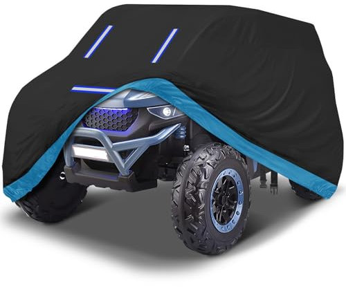 NEVERLAND Kids Ride-On Toy Car Cover, Heavy Duty 420D Oxford Fabric, Waterproof, Universal Fit for Power Wheels Jeep & Toddler Electric Vehicles - Small
