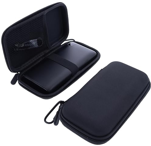 foto-kontor Bolsa compatible con Addtop 14,5x7x2 powerbank funda rígida protectora bolsa de viaje batería cargador externo resistente a los golpes impermeable funda con bolsillo de malla para accesori