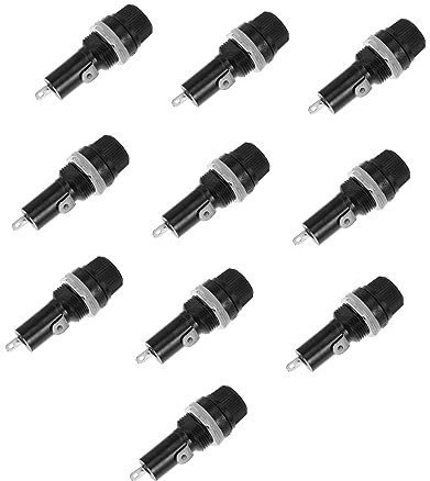 ERINGOGO 10stücke Langlebige Schwarze Sicherungshalter Für Panelmontage Hitzebeständig Und Installieren Für Verschiedene Maschinen Und Werkzeuge