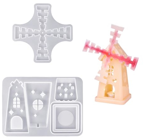 Candle Holder Shapes Rotating Windmill Moulds Unique Candle Holder Shapes for Home and Table Decoration