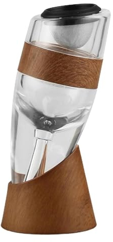 GAOAZHEN Carafes à vin Rouge, Carafe à vin Rouge en Forme de Tasse inclinée, décoration Rapide pour Carafe à vin pour Festival, fête, Anniversaire