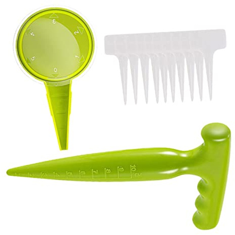 BESTonZON Attrezzi da Plastica con Dispenser per Semina e Etichette Strumenti Manuali Resistenti per Piantine e Estirpare Erbacce Kit Pratico per Coltivazione e Giardinaggio