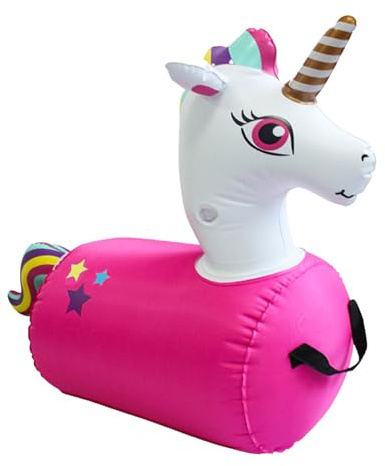 MERIGLARE Hüpfburg für Kinder, Einhorn Spielzeug, Geschenk, Kinder, Springspielzeug für Spiele, Urlaub, Indoor Spiel