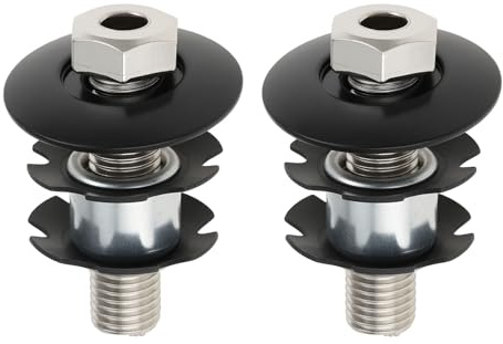eMagTech Set Di 2 Dadi A Stella Bike Ahead Per Forcella E Serie Sterzo Da 28,6 Mm Compatibili Con BMX