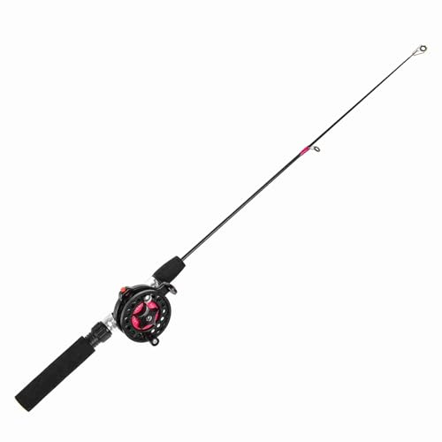 Juego de carretes telescópicos para caña de Pescar en Hielo, Mini, Ultraligero, Compacto, portátil, Duradero, para Invierno, con Mango de EVA para entusiastas de la Pesca en (A62T)