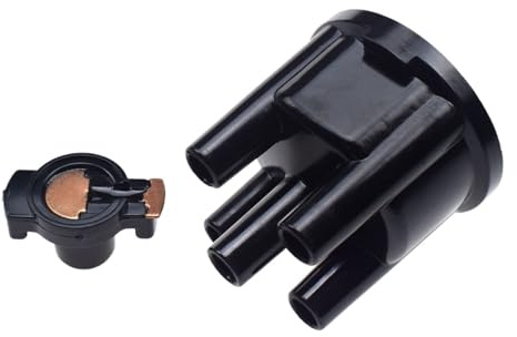 ZHAUPMCB Verteiler Passend für VW Golf 2 3 4 Passat 35i VERTEILERKAPPE + VERTEILERFINGER 026905207A,026905225K Auto-Zündverteiler
