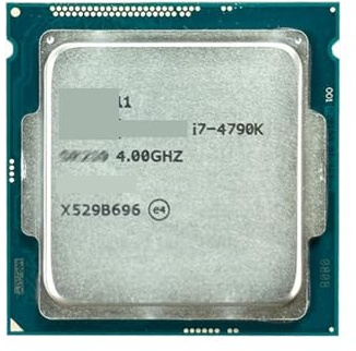 I7-4790K Procesador de CPU LGA 1150 Cuatro núcleos y Ocho Hilos 4,0 GHz Usado 88W 8M