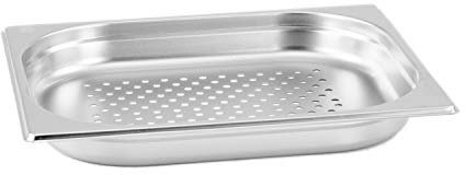 GVK ECO Contenitore GN Gastronorm 1/2 40 mm forato/perforato in acciaio inox