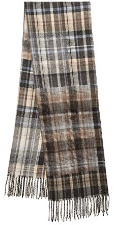 Opus Fransenschal kariert Acotti, Braun, uni(nutmeg), Gr. 0