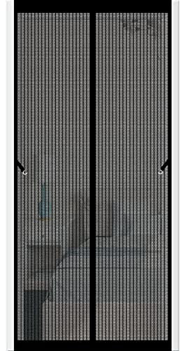 Insektenschutz Vorhang 100 x 210 cm Magnet Fliegengitter Ohne Bohren selbstklebend Fliegengitter Tür Für Balkontü Terrassentür Schiebetür Küchentür, Schwarz