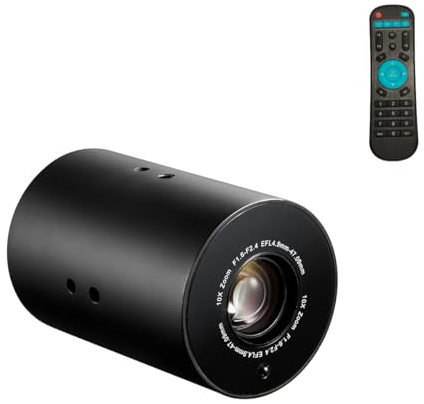 SDTNOVA SV10X - Videocamera professionale in streaming live Full HD 1080P 60fps USB3.0 HDMI zoom ottico 10X da telecomando, messa a fuoco automatica, webcam