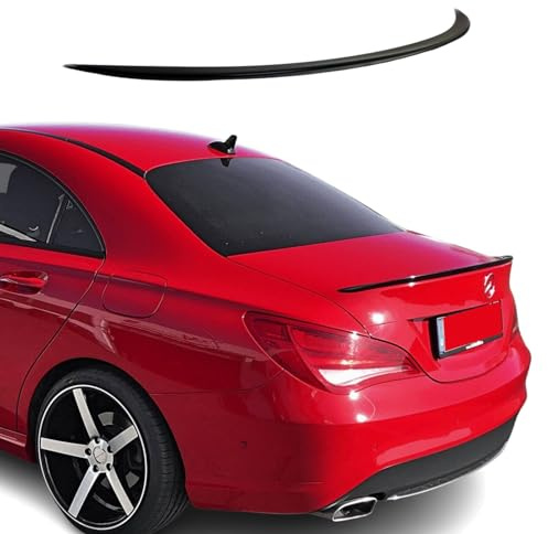 Spoiler arrière pour Mercedes CLA Classe 117 C117 W117 Noir brillant