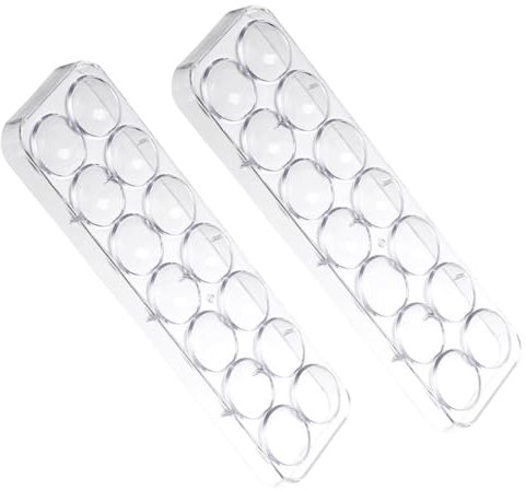 Alipis 2 Piezas molde de chocolate molde chocolate planchas de asar sartén grill molde inverso molde redondo de silicona molde de silicona molde para hacer budines Simple moho el plastico