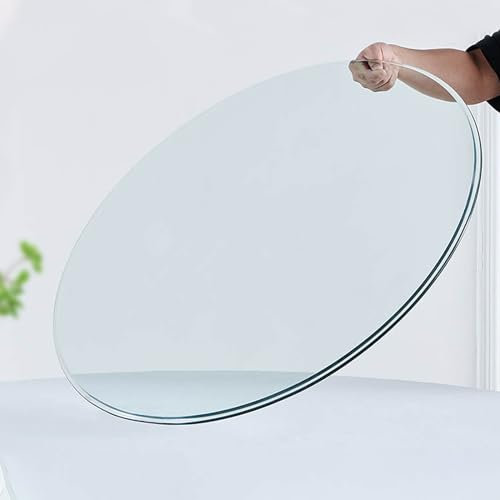 HJXGQJM Tisch Glasplatte Platte Esstisch，Outdoor Glastisch Einfach Zu Säubern, Tisch Glasplatte Platte Esstisch，50 cm Couchtisch Esstisch Glasplatte，Tisch Glasplatte Ersatzteil(75CM(30INCH))