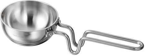 Tramontina Utsava 4-Inch Tri-Ply Stainless Steel Tadka Pan | Spice Heating Pan for Indian Cooking
