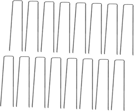 Yardwe 50piezas Estacas De Jardinería Resistentes Grapas para Césped Pasador para Exterior