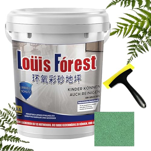 GXHNB Epoxy Floor Paint Marble Effect, Coating Marble Like Finish, High-Gloss Epoxy Coating Concrete, Duty Concrete Crack Repair Adhesive Waterproof Quick (green)