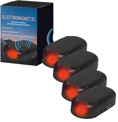 Auto Enteiser Innenraum, Anti Frost Scheibenenteiser Auto, Auto Interferenz Antifrost, Frostschutz Auto, Anti Freeze Auto, Kfz-Interferenz-Frostschutz, Auto Auftauen, Auto Winter Zubehoer, 4Pc