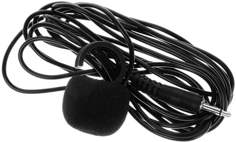 Toddmomy Microfono Clip Mini per Strumenti Musicali Nero in Abs, Leggero e Facile da Usare, per Sax e Performance Video Band