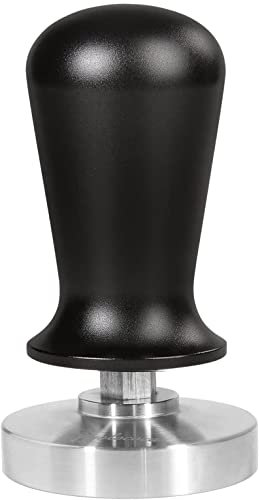 Yolococa 58mm Calibrated Espresso Tamper 30Lbs Pressure Stainless Steel Calibrated Pressure Tamper For Coffee And Espresso,Black