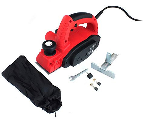 Voche® 710W Electric Power Plane Wood Planer with Parallel Guide and Dust Bag