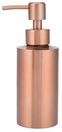 Rose Gold Schäumende Seifenspender 304 Edelstahl Wiederverwendbare Flüssigseife Pumpe Dispenser Dusche Spender für Handseife, Lotionen, Spülmittel, Flüssigseife, für Bad Küche Hotel Büros(550ml)