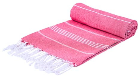 Mon Bijou ® Großes Strandtuch, Saunatuch, 100 x 200 cm XXL, für Damen und Herren, Turntuch, umweltfreundlich, nachhaltig Recycling Baumwolle, Ultraleicht, schnell trocknend