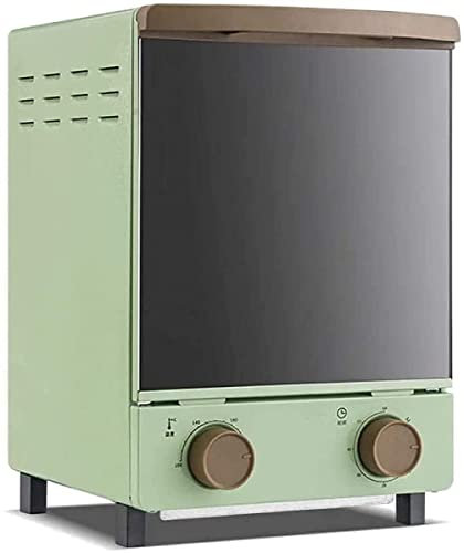CAZARU Horno eléctrico de Mesa 12L Horno pequeño Mini Horno eléctrico Vertical Multifuncional para Hornear Capacidad de 12L 800W con Temporizador de 60 Minutos Horno para Hornear en casa