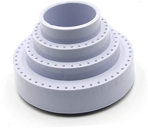 Scatola Organizer per Punte Trapano in Plastica, 116 Fori 3.0 Mm | Punte da Unghie, Base Stabile e Piatta, Mantiene gli Accessori Ordinati e Separati