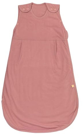 schlummersack Schlafsack Baby ganzjährig 70 cm Pastellrosa | Babyschlafsack Mädchen 2.5 Tog Baby Schlafsack ganzjährig | Ganzjahres Schlafsack Baby Baumwolle