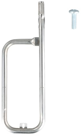 Brenner Tube Zubehör, Edelstahl Ersatzteile Brennerrohr für Q100 Q120 Q1000 Q1200 Series Gasgrill, Ersatzteile Gasgrill Brenner für 386001, 386002, 516002, 516001, 50060001 Gasgrills, 43.2 x 14.6 CM