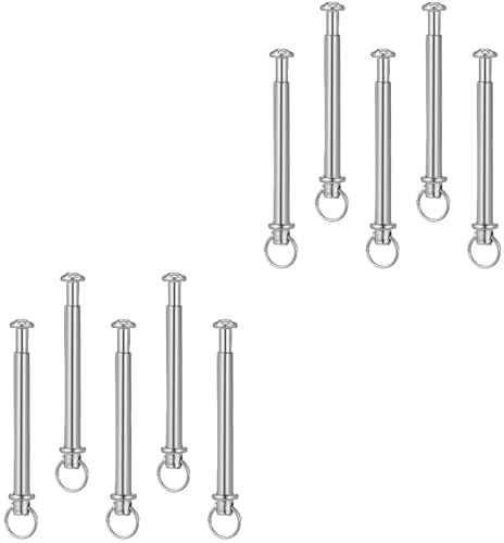 WOONEKY 10 Set di Rivetti e Dadi, Riparazione per Ventaglio, per Albero del Ventaglio Manuale, Accessori per Fissaggio Ventagli Pieghevoli