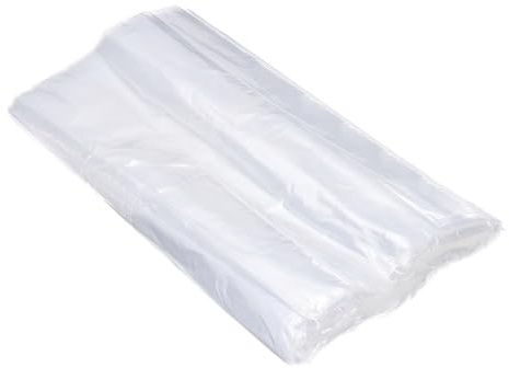 PATIKIL 100 Pcs Sacs Plastiques Poly Transparents Ouverts Plats 30x45 Cm 1 Mil Sacs D'Emballage Pour Aliments, Maison, Objets De Collection, Pâte À Pain, Pâte À Fermenter