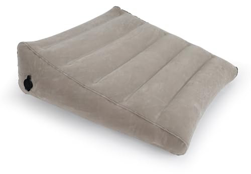 Bloomoja Inflatable Wedge Pillow, Portable Travel Pillows for Sleeping, Adjustable Triangle Pillow Suitable for Sleep Apnea, Back Support, Leg Elevation, Acid Reflux, Post Surgery