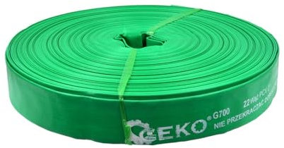 BSD Tuyau PVC 2 vert 100m - Résistant à 2 BAR, idéal pour le transport d'eau propre, sale et usée, inodore, adaptable à vos besoins d'irrigation et de pompage.