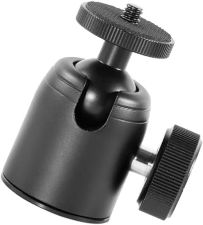 ETHZZLE Kugelkopf Kamerastativkopf Aus Aluminiumlegierung 360° Drehbar Kompatibel Mit Kameras Und Projektoren Mit Stativhalterung Robust Und Vielseitig