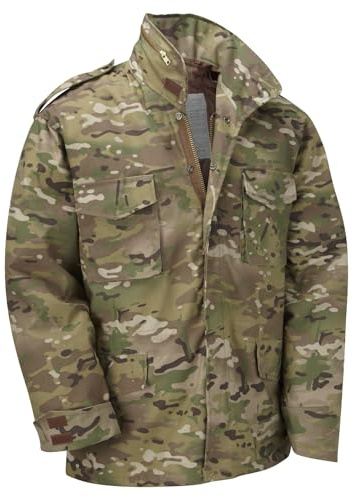 VINTIKA M65 Field Jacket Cold Weather Coat with Removable Liner [Multi Camo MTP,