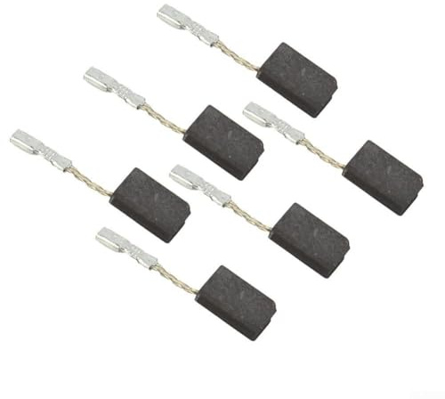 Juego de 6 escobillas de carbón para amoladora angular Metabo WQ 1400 WQ 1000 WQ y piezas de repuesto