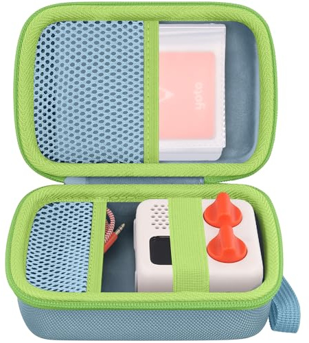 co2CREA Hard Case Compatible with Yoto Mini Kids Audio Music Player Children Speaker Plays Audiobook Cards Radio and Card Case Hold up to Yoto 36 Cards